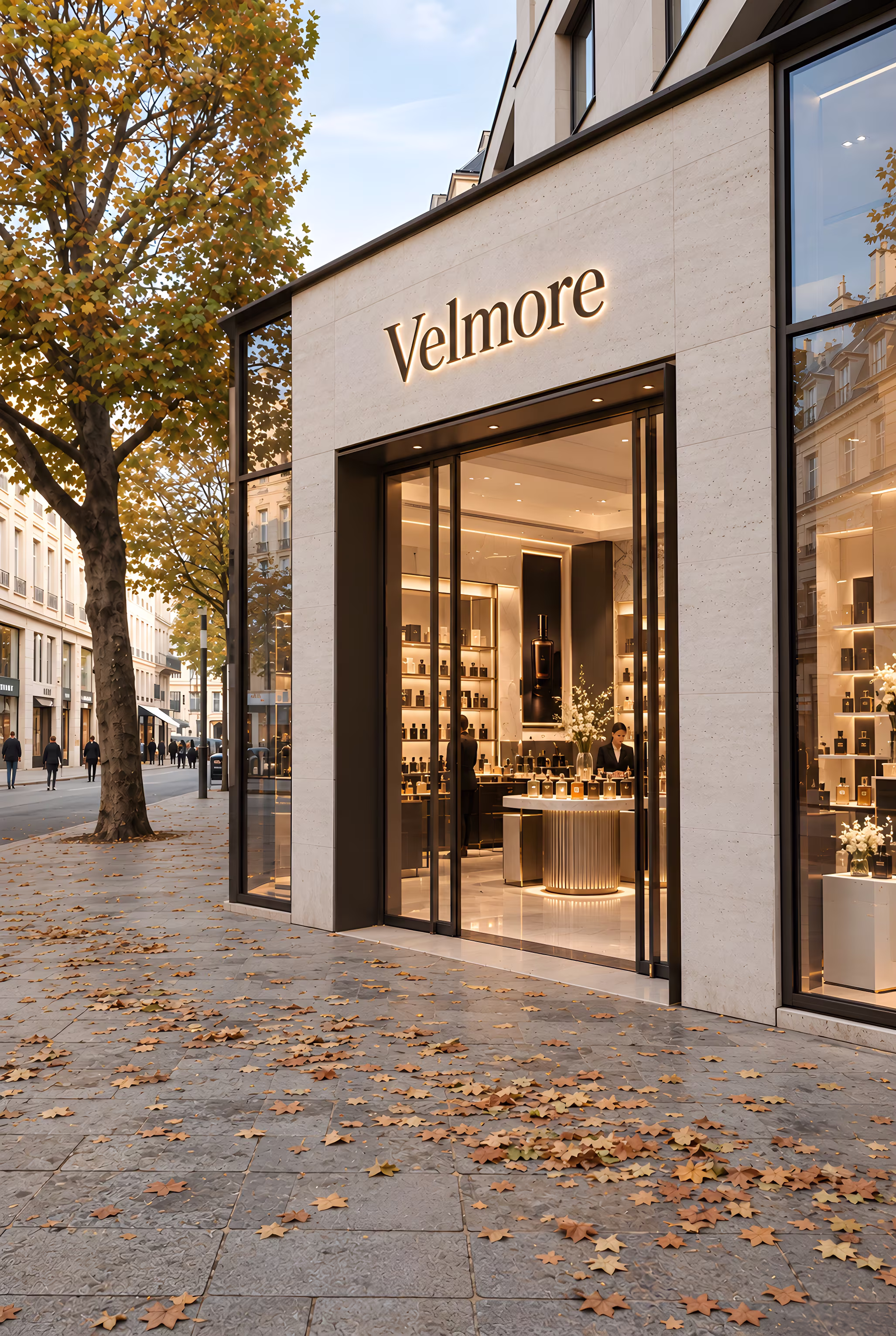 The Velmora atelier and store in Paris